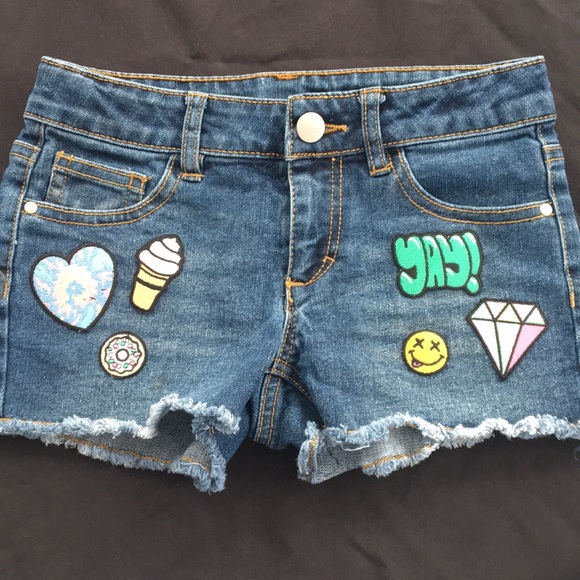 patches on shorts